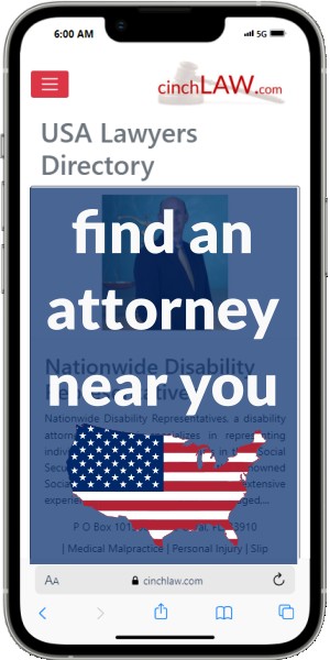 attorney directory on cinchlaw.com